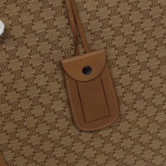 CELINE Attache Case Macadam Canvas Trunk Beige Gold - Picture 16 of 16